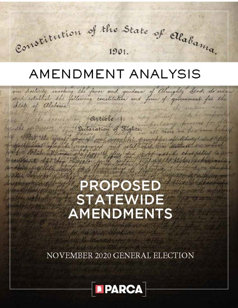 Proposed Statewide Amendment Analysis for November 3