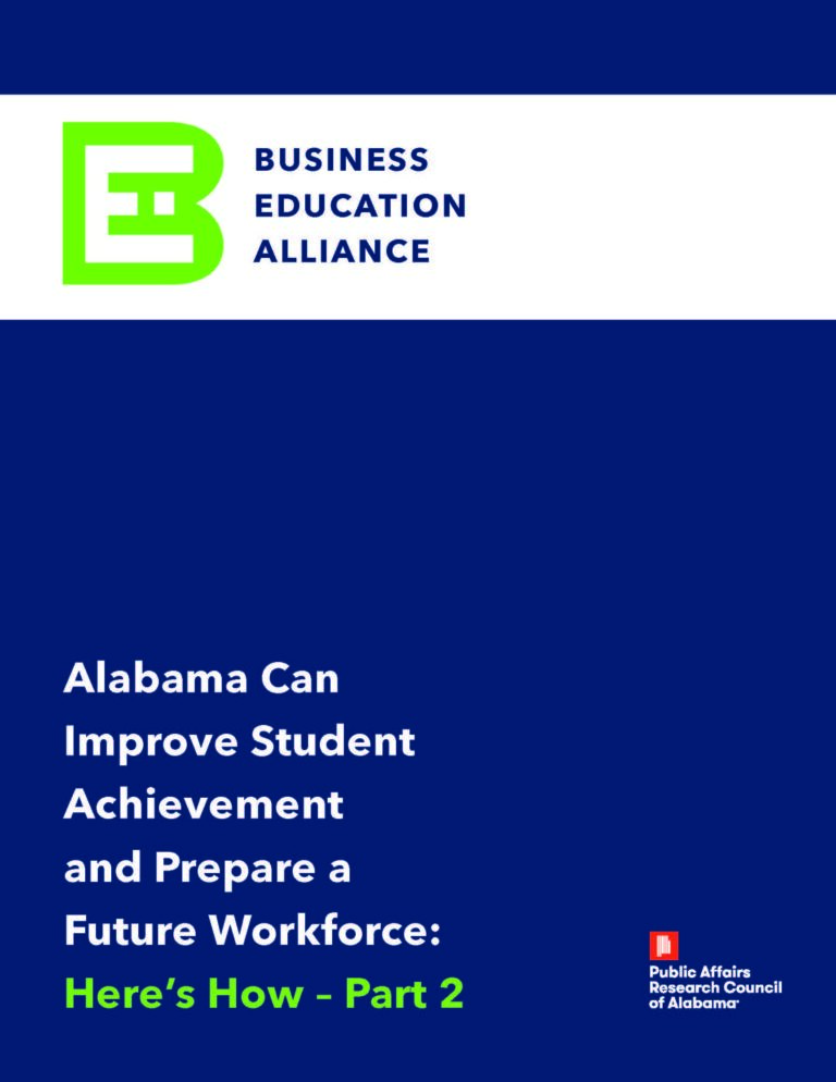 New Business Education Alliance Report Examines Investments in Alabama’s Education System, Immediate Outcomes, and Future Needs